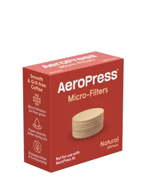 AeroPress Natural Microfilters (200-Pack)