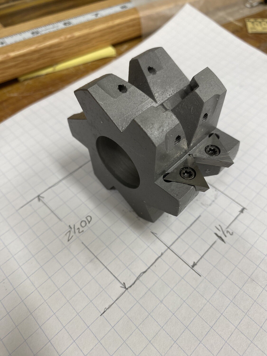 Six position cutter