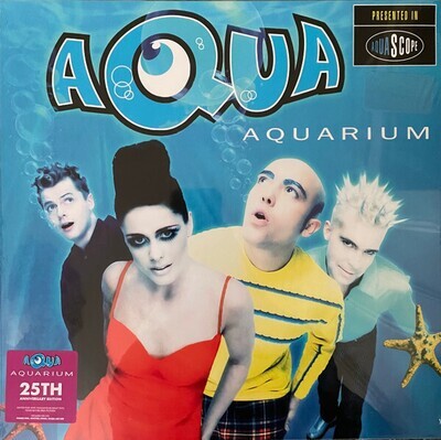 AQUA Aquarium PINK VINYL NEW & SEALED