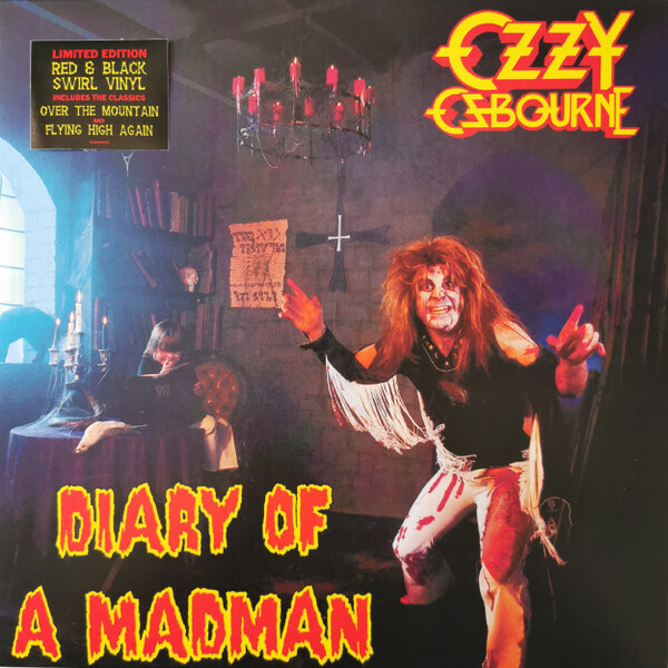 OZZY OSBOURNE Diary Of A Madman RED/BLACK SWIRL LP NEW &amp; SEALED
