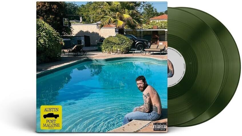 POST MALONE Austin 2LP GREEN VINYL NEW &amp; SEALED