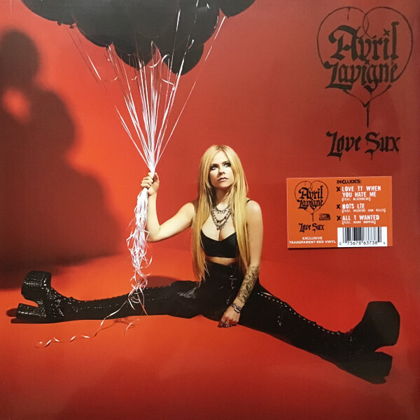 AVRIL LAVIGNE Love Sux RED VINYL NEW &amp; SEALED