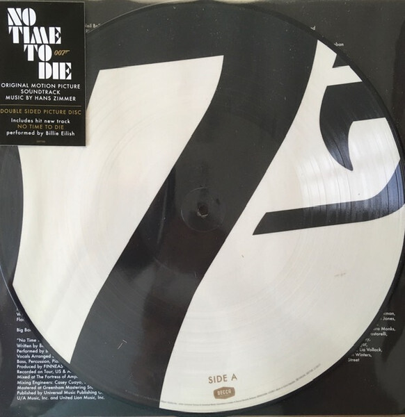 HANS ZIMMER No Time To Die OST PICTURE DISC NEW