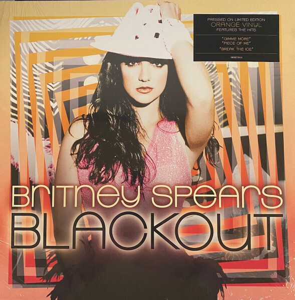 BRITNEY SPEARS Blackout ORANGE VINYL NEW &amp; SEALED