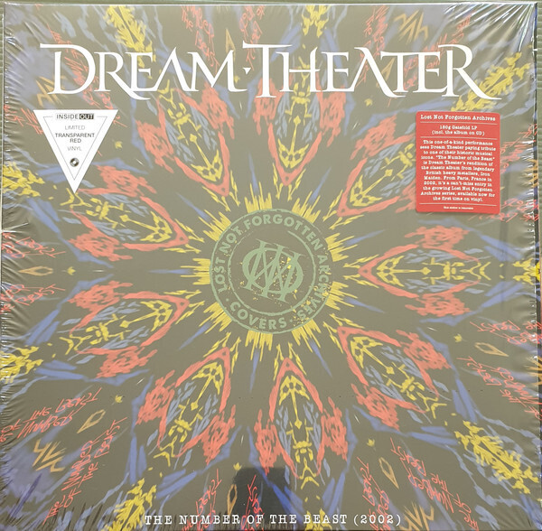 DREAM THEATER The Number Of The Beast RED VINYL 180gm + CD NEW &amp; SEALED