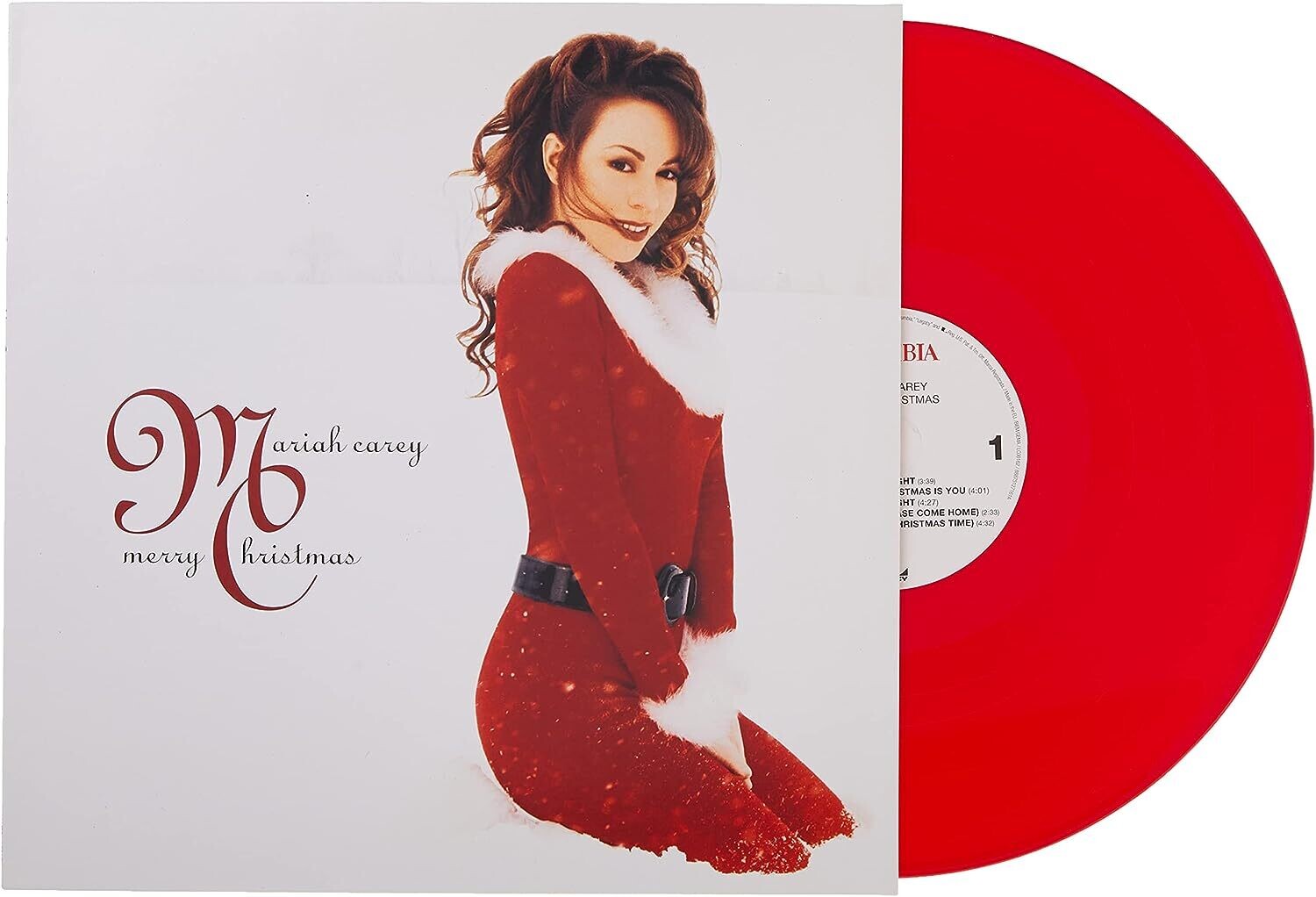 MARIAH CAREY Merry Christmas RED VINYL NEW &amp; SEALED