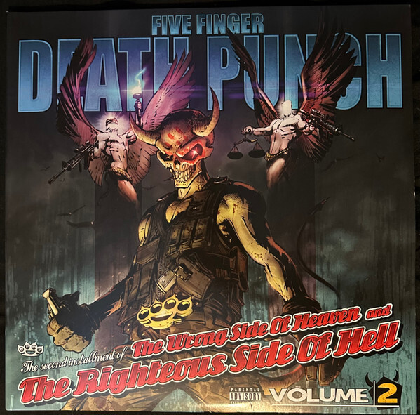 FIVE FINGER DEATH PUNCH The Wrong Side of Heaven and the Righteous Side Of Hell, Vol. 2 COLOURED VINYL 2LP NEW &amp; SEALED