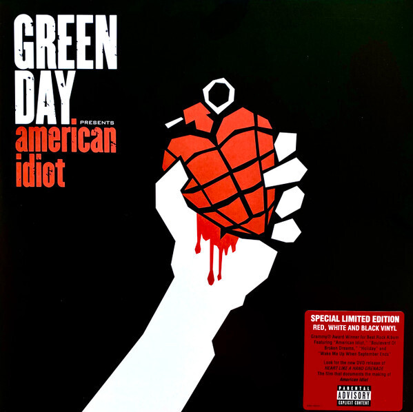 GREEN DAY American Idiot 2LP RED, WHITE &amp; BLACK COLOURED VINYL NEW &amp; SEALED