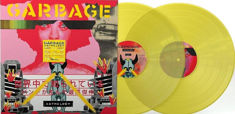 GARBAGE Anthology 1995-2022 2LP Yellow Transparent Vinyl NEW &amp; SEALED