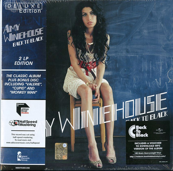 AMY WINEHOUSE Back To Black 180gm HALF-SPEED MASTER 2LP DELUXE EDITION NEW & SEALED