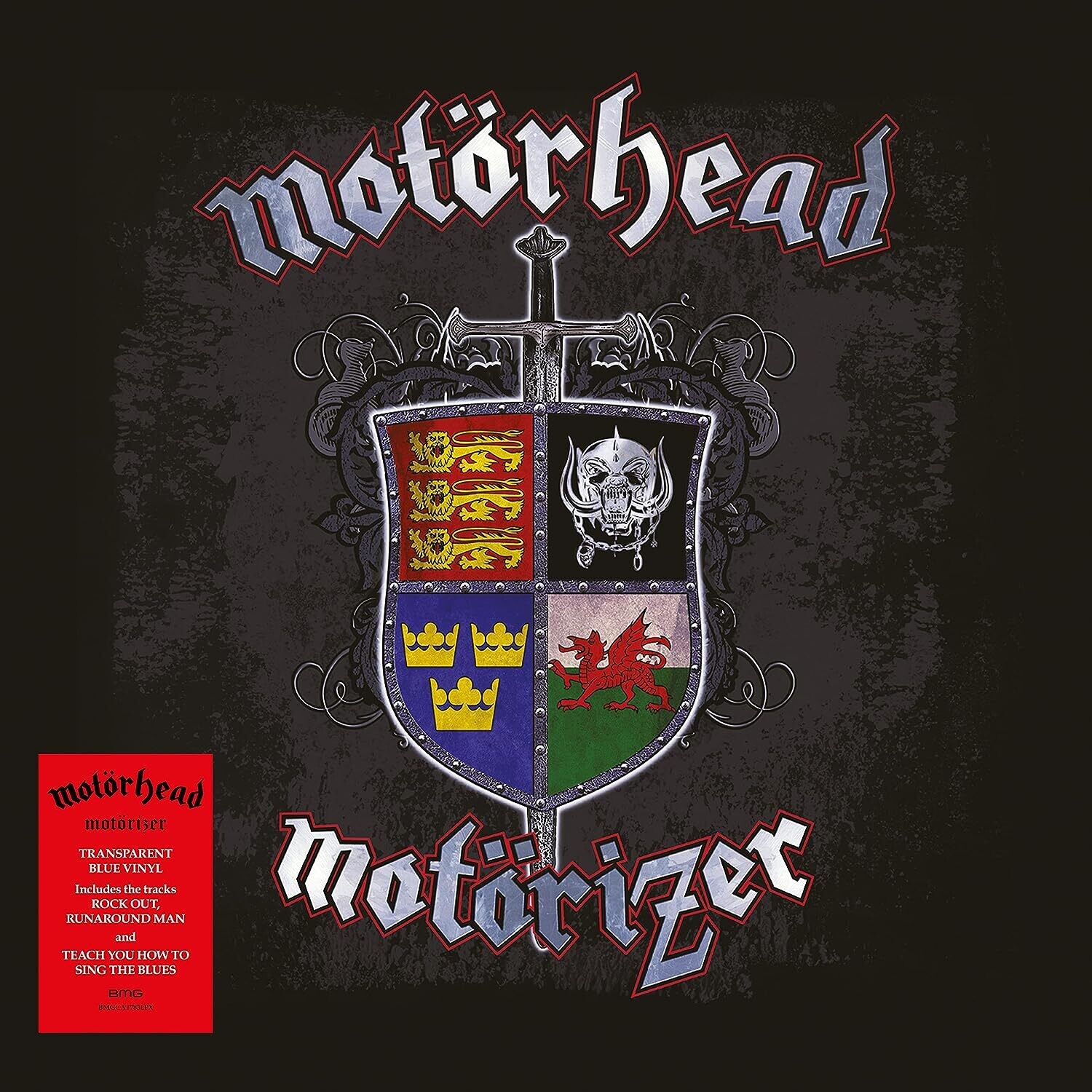 MOTORHEAD Motorizer TRANSPARENT BLUE VINYL NEW &amp; SEALED