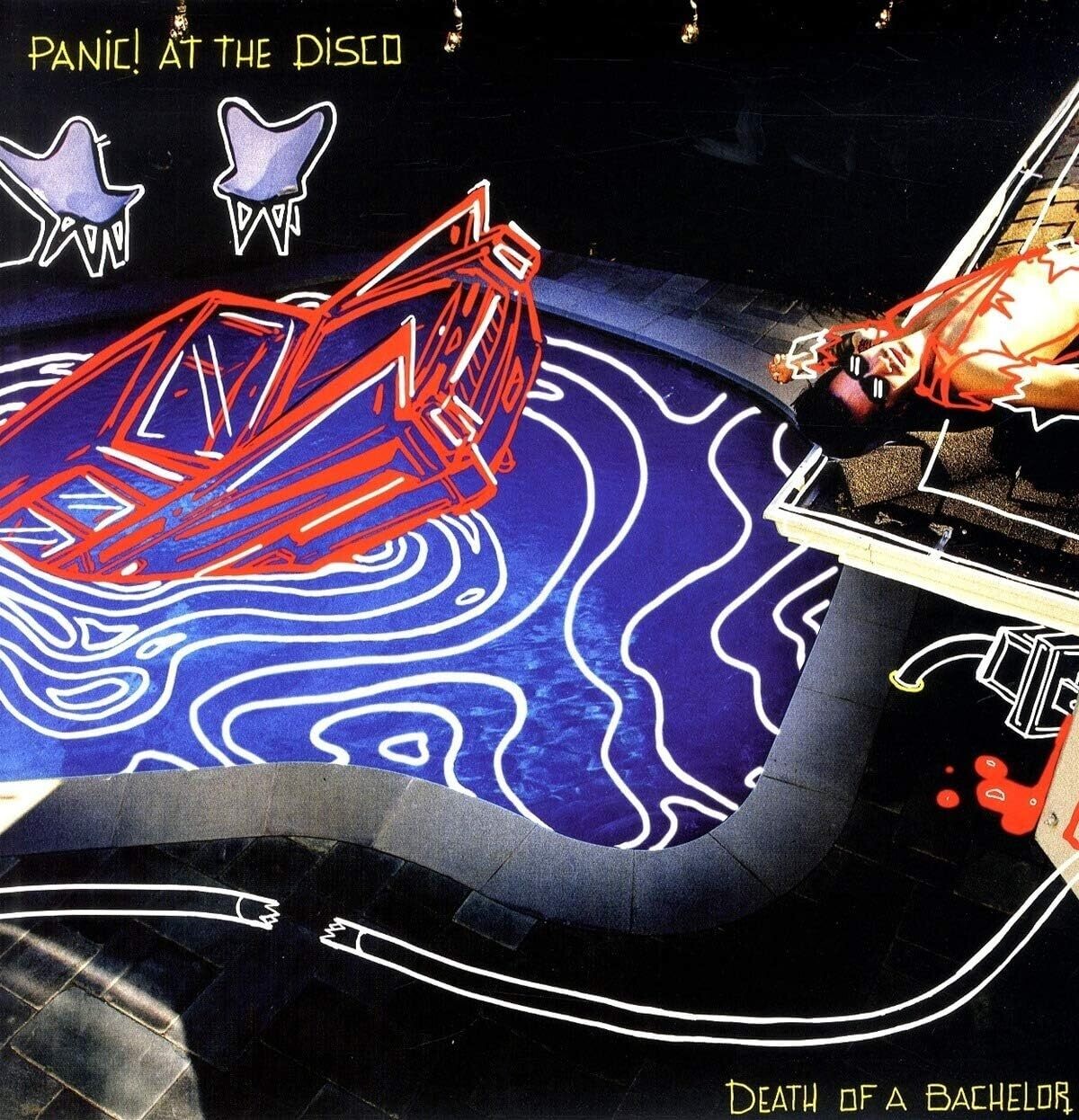 PANIC AT THE DISCO Death Of A Bachelor SILVER VINYL NEW &amp; SEALED