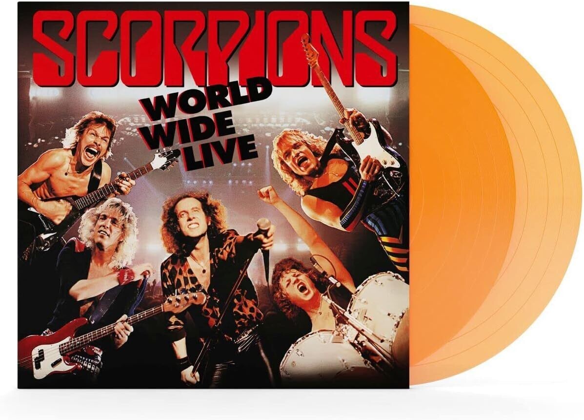 SCORPIONS World Wide Live 2LP 180gm ORANGE VINYL NEW &amp; SEALED