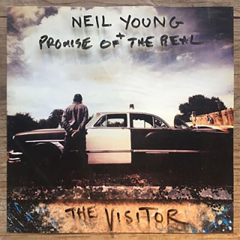 NEIL YOUNG The Visitor 2LP Side 4 Etched NEW &amp; SEALED