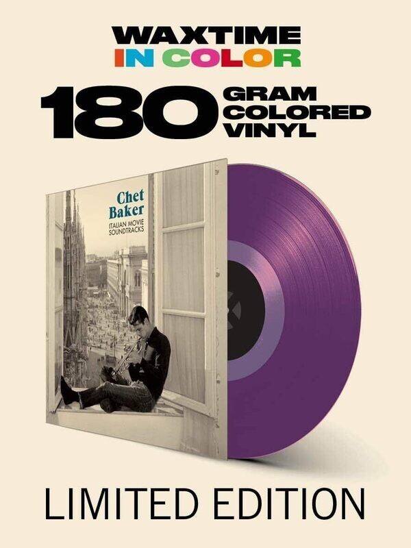 CHET BAKER Italian Movie Soundtracks 181gm PURPLE VINYL NEW &amp; SEALED