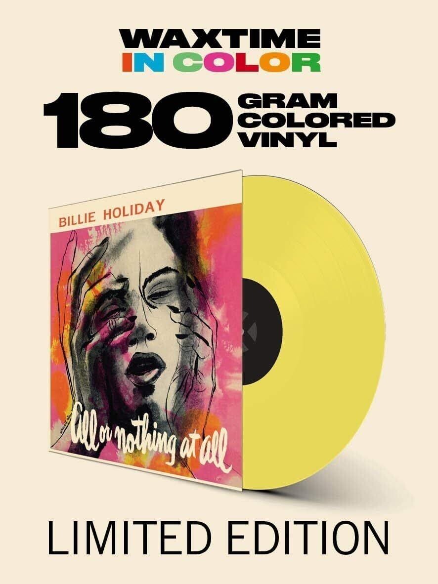 BILLIE HOLIDAY All Or Nothing At All 180gm YELLOW VINYL NEW &amp; SEALED