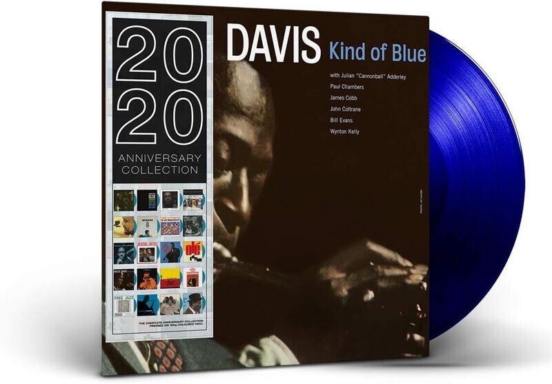 MILES DAVIS Kind Of Blue 180gm BLUE VINYL NEW &amp; SEALED