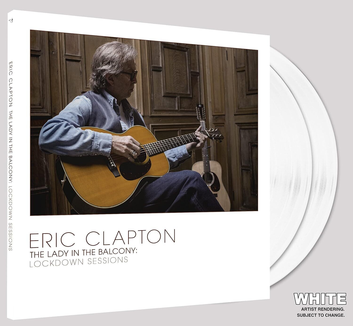 ERIC CLAPTON The Lady In The Balcony: Lockdown Sessions 2LP 180gm WHITE VINYL NEW &amp; SEALED