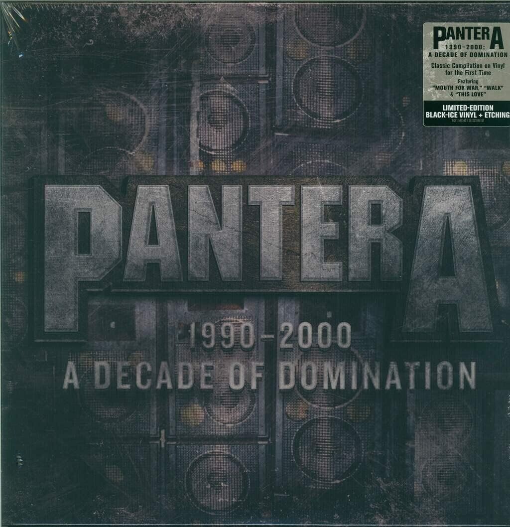 PANTERA 1990-2000 A Decade of Domination 2LP BLACK ICE VINYL SIDE 4 ETCHED NEW &amp; SEALED