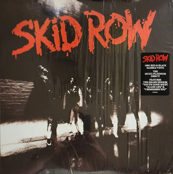 SKID ROW Skid Row RED &amp; BLACK MARBLE VINYL NEW &amp; SEALED