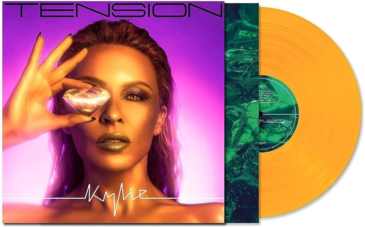 KYLIE MINOGUE Tension TRANSPAPARENT ORANGE VINYL NEW &amp; SEALED