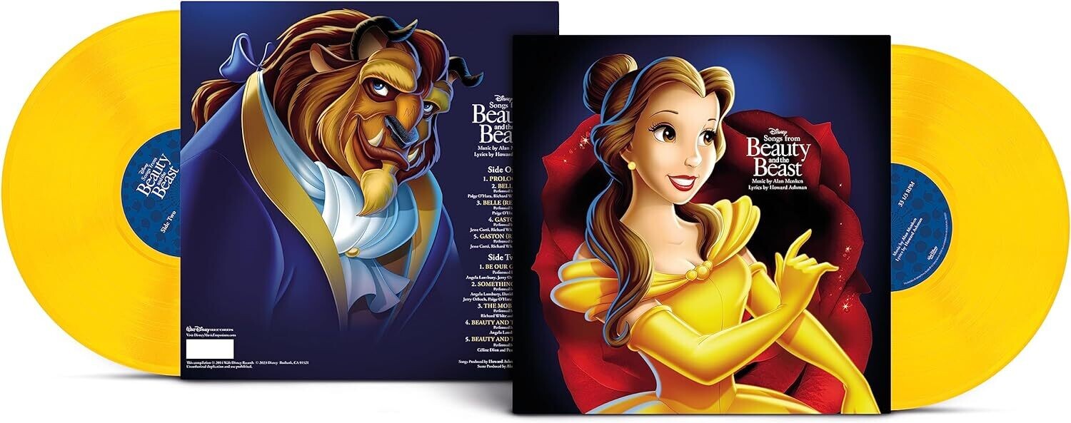 SONGS FROM BEAUTY &amp; THE BEAST YELLOW VINYL LP NEW &amp; SEALED