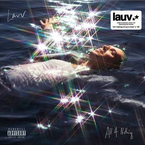 LAUV All 4 Nothing BLUE VINYL INDIES VERSION NEW &amp; SEALED
