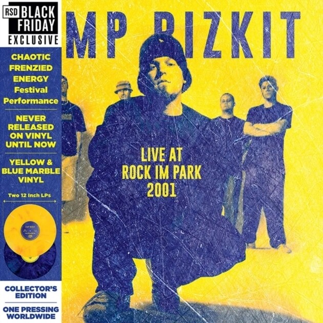 LIMP BIZKIT Rock In The Park 2001 2LP MARBLE BLUE &amp; YELLOW VINYL NEW &amp; SEALED
