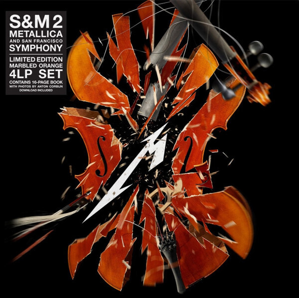 METALLICA S&amp;M2 4LP ORANGE VINYL NEW &amp; SEALED