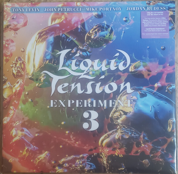 LIQUID TENSION EXPERIMENT 3 2LP 180gm LILAC VINYL + CD Insert NEW &amp; SEALED