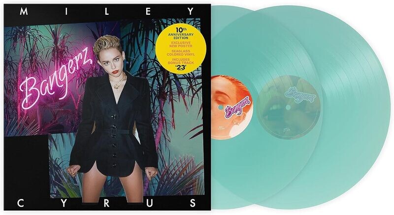 MILEY CYRUS Bangerz 2LP SEA GLASS VINYL NEW &amp; SEALED
