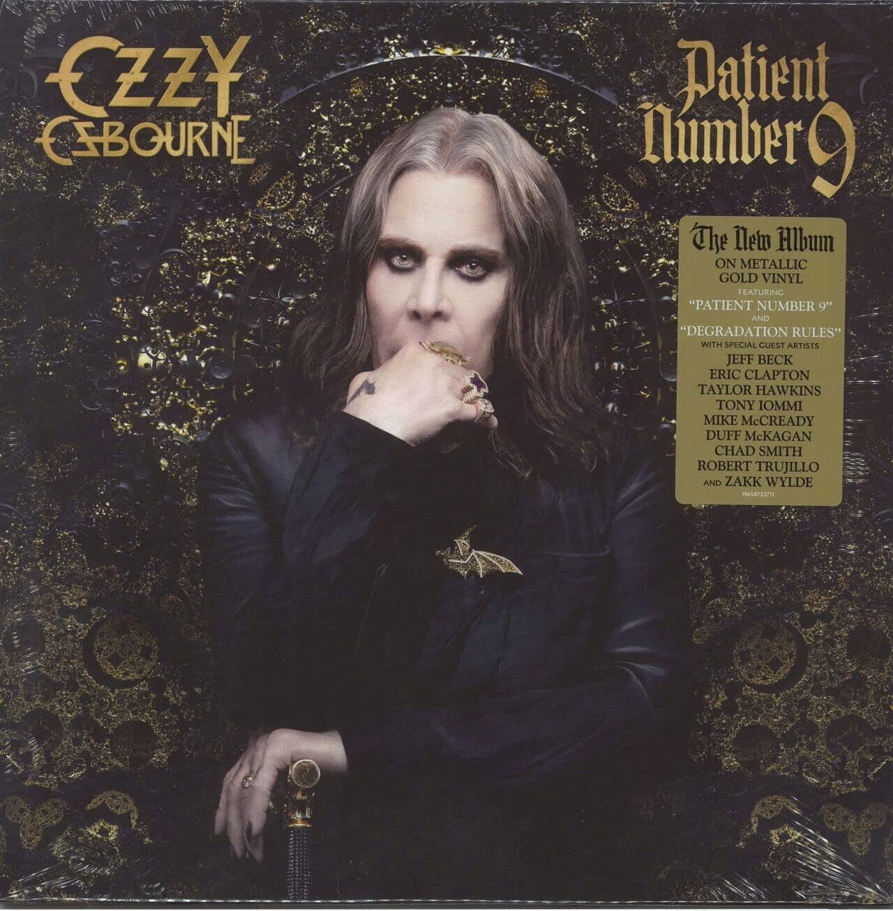 OZZY OSBOURNE Patient Number 9 2LP GOLD VINYL NEW &amp; SEALED