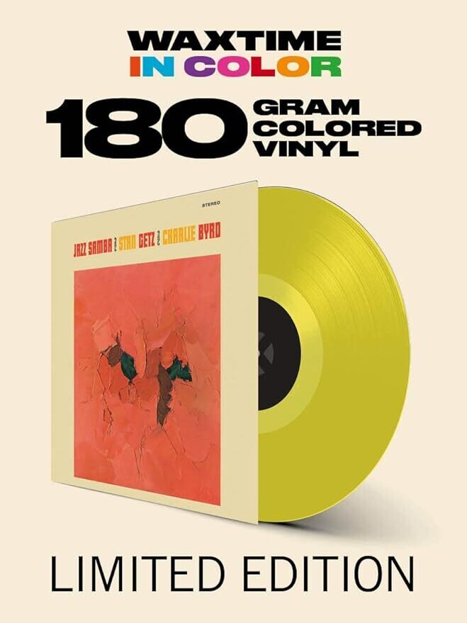 STAN GETZ / CHARLIE BYRD Jazz Samba REMASTERED 180gm YELLOW VINYL NEW &amp; SEALED
