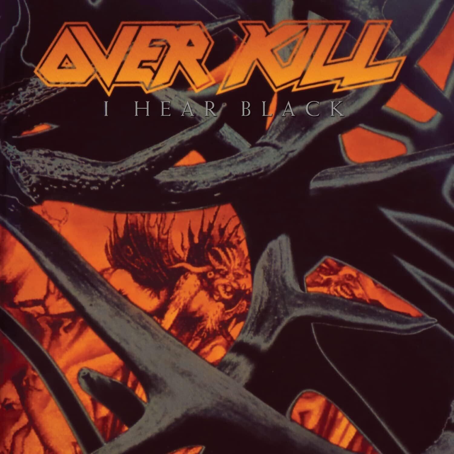 OVERKILL I Hear Black ORANGE MARBLE VINYL NEW &amp; SEALED