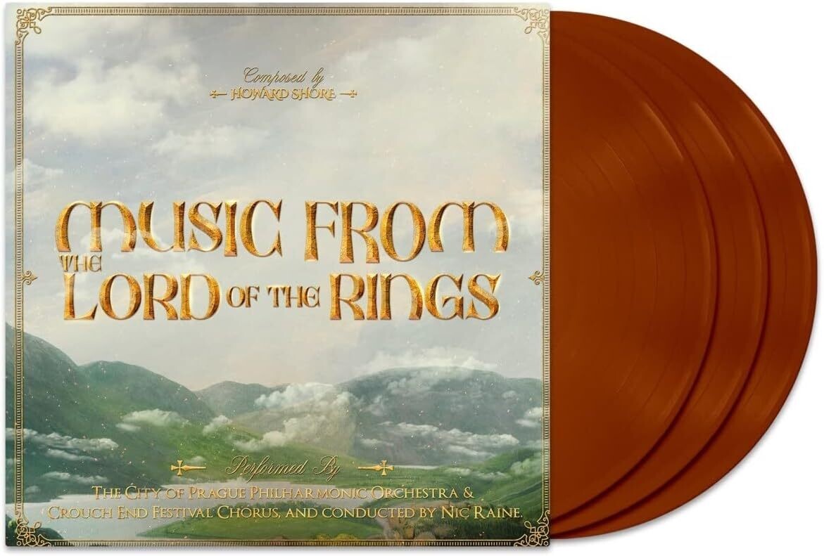LORD OF THE RINGS 3LP BROWN VINYL NEW &amp; SEALED