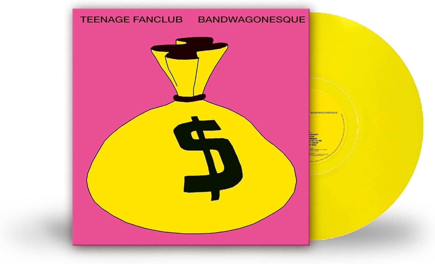TEENAGE FANCLUB Bandwagonesque YELLOW VINYL NEW &amp; SEALED
