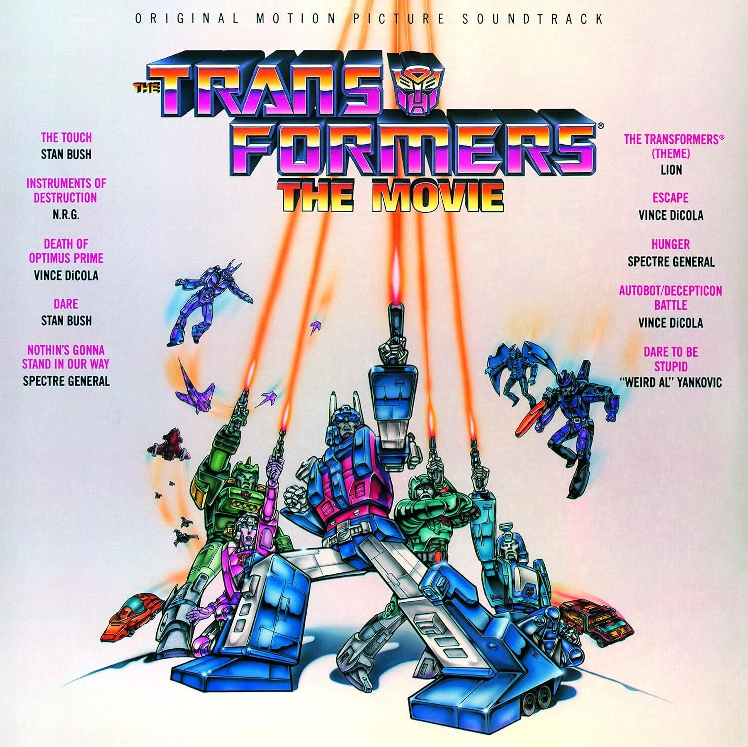 TRANSFORMERS THE MOVIE OST 180gm NEW &amp; SEALED