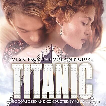 TITANIC OST 180gm 2LP SILVER &amp; BLACK MARBLED VINYL NEW &amp; SEALED