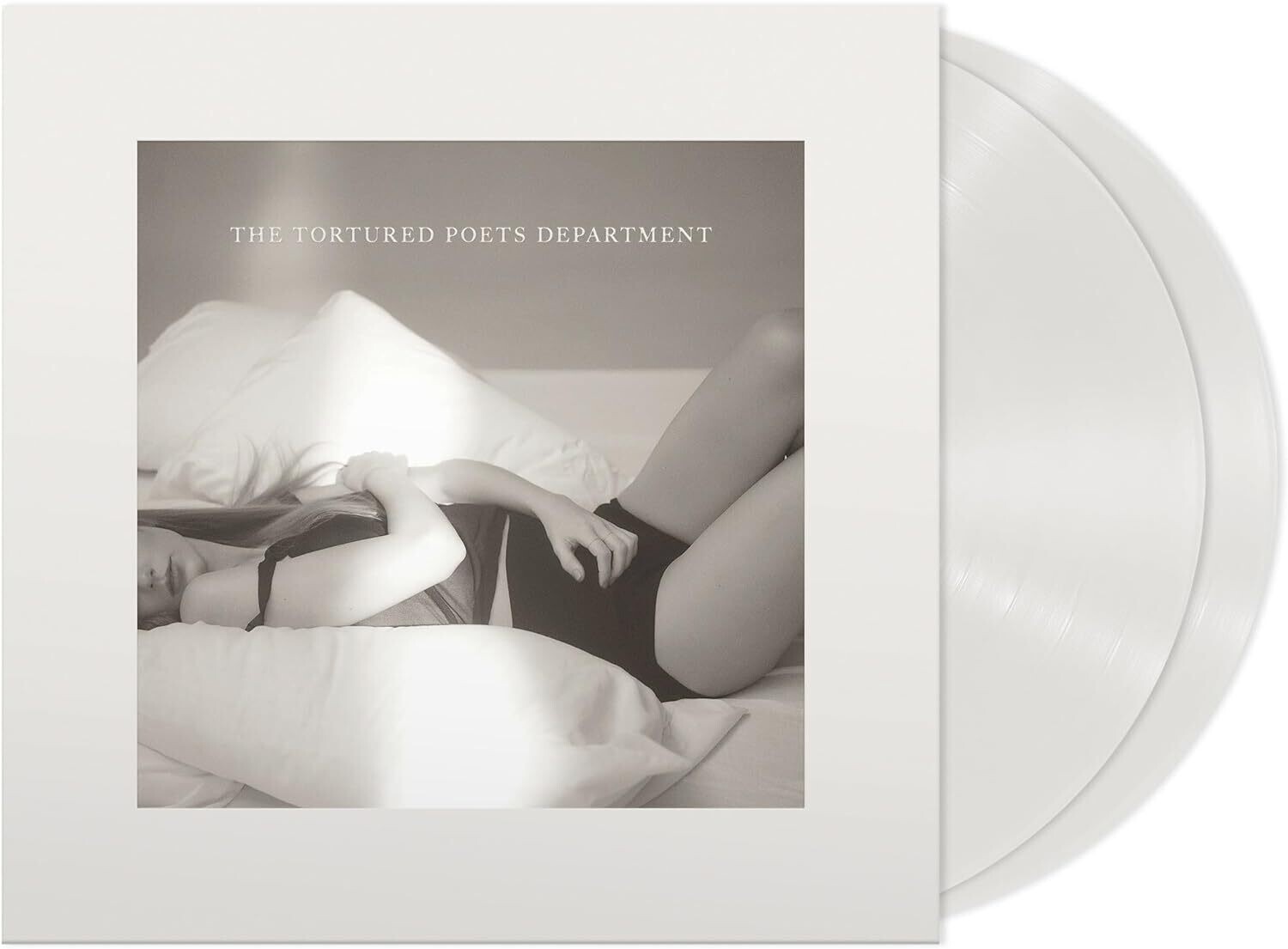TAYLOR SWIFT The Tortured Poets Department WHITE VINYL 2LP NEW &amp; SEALED