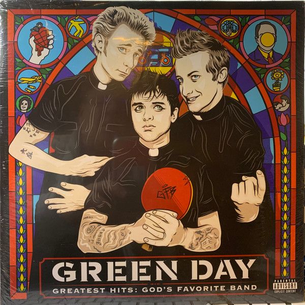 GREEN DAY Greatest Hits: Gods Favourite Band 2LP NEW &amp; SEALED