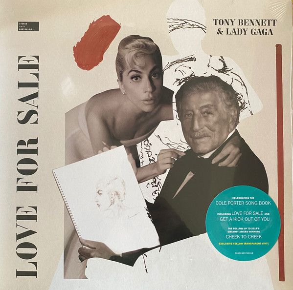TONY BENNETT &amp; LADY GAGA Love For Sale YELLOW VINYL NEW &amp; SEALED