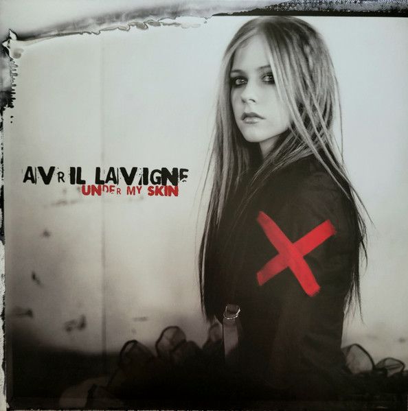 AVRIL LAVIGNE Under My Skin GREY/BLACK MARBLE VINYL NEW &amp; SEALED