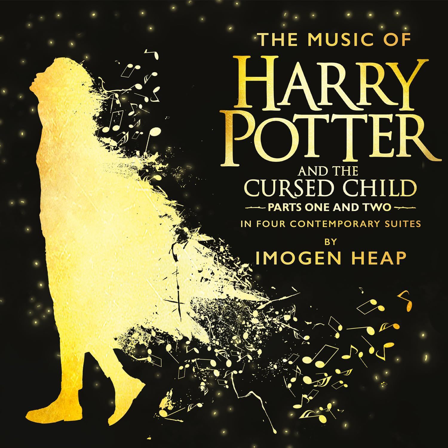 MUSIC OF HARRY POTTER &amp; THE CURSED CHILD PARTS 1 &amp; 2. 180gm GOLD VINYL NEW &amp; SEALED