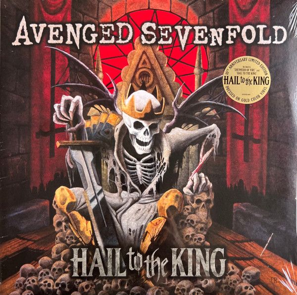 AVENGED SEVENFOLD Hail To the King 2LP GOLD VINYL 10th Anniversary NEW &amp; SEALED