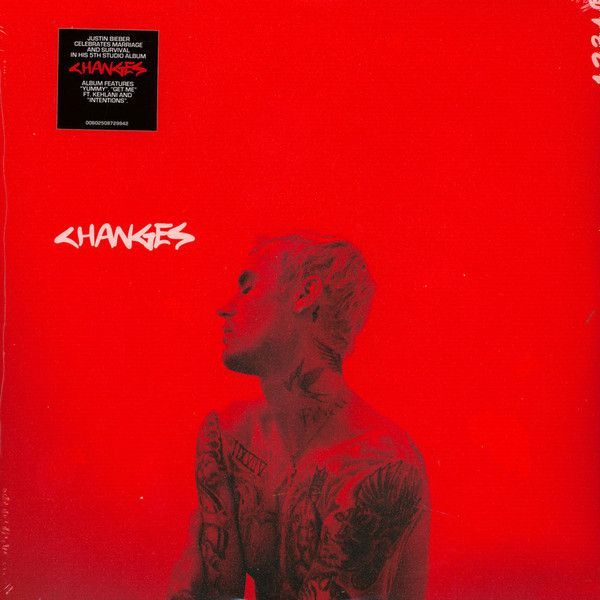 JUSTIN BIEBER Changes 2LP RED VINYL NEW &amp; SEALED
