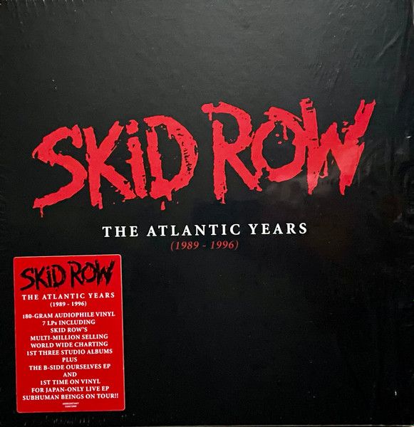 SKID ROW Atlantic Years 7 LP 180gm Box Set NEW &amp; SEALED