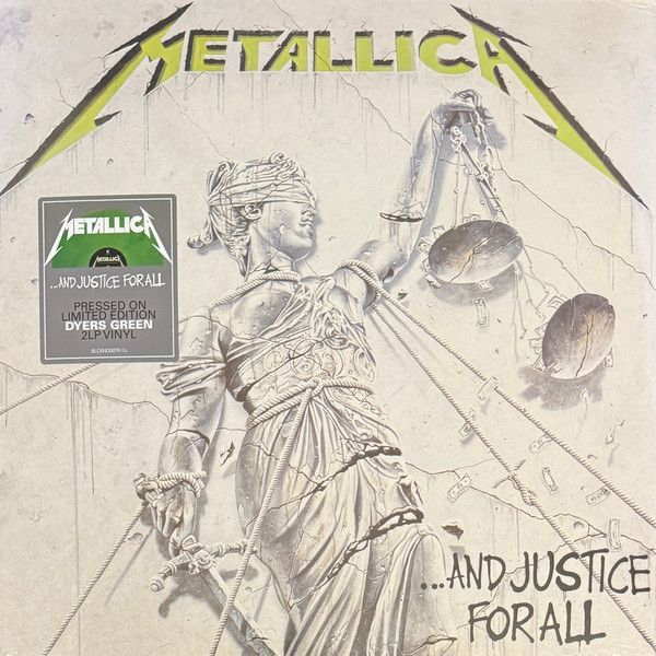 METALLICA And Juctice For All 2LP GREEN VINYL NEW &amp; SEALED