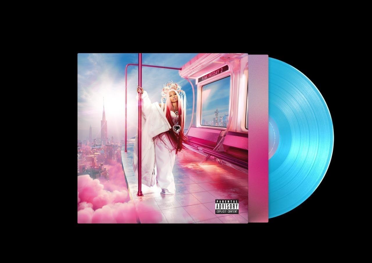 NICKI MINAJ Pink Friday 2 BLUE VINYL NEW &amp; SEALED