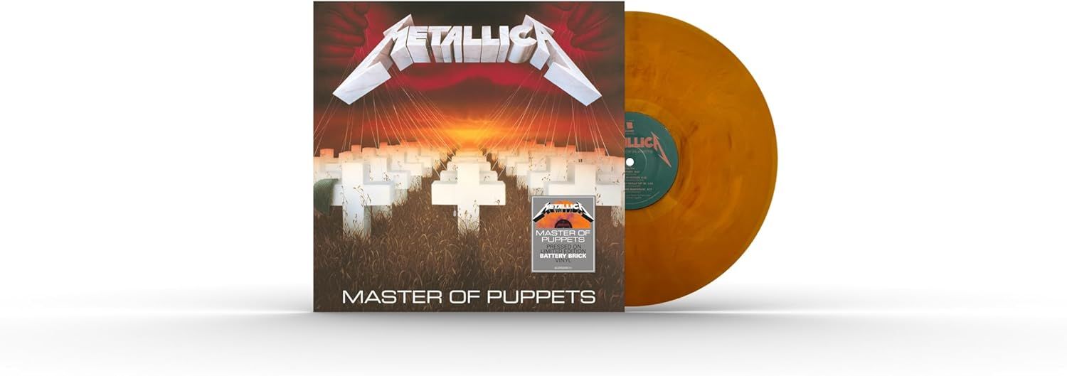 METALLICA Master Of Puppets REMASTERED RED BATTERY BRICK VINYL NEW &amp; SEALED