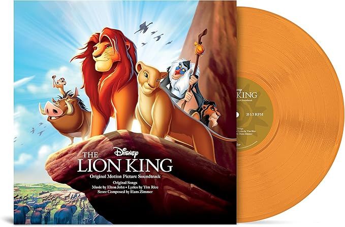 LION KING OST ORANGE VINYL NEW &amp; SEALED